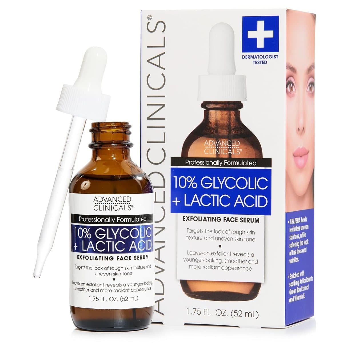 10% Glycolic + Lactic Acid Serum 52ml